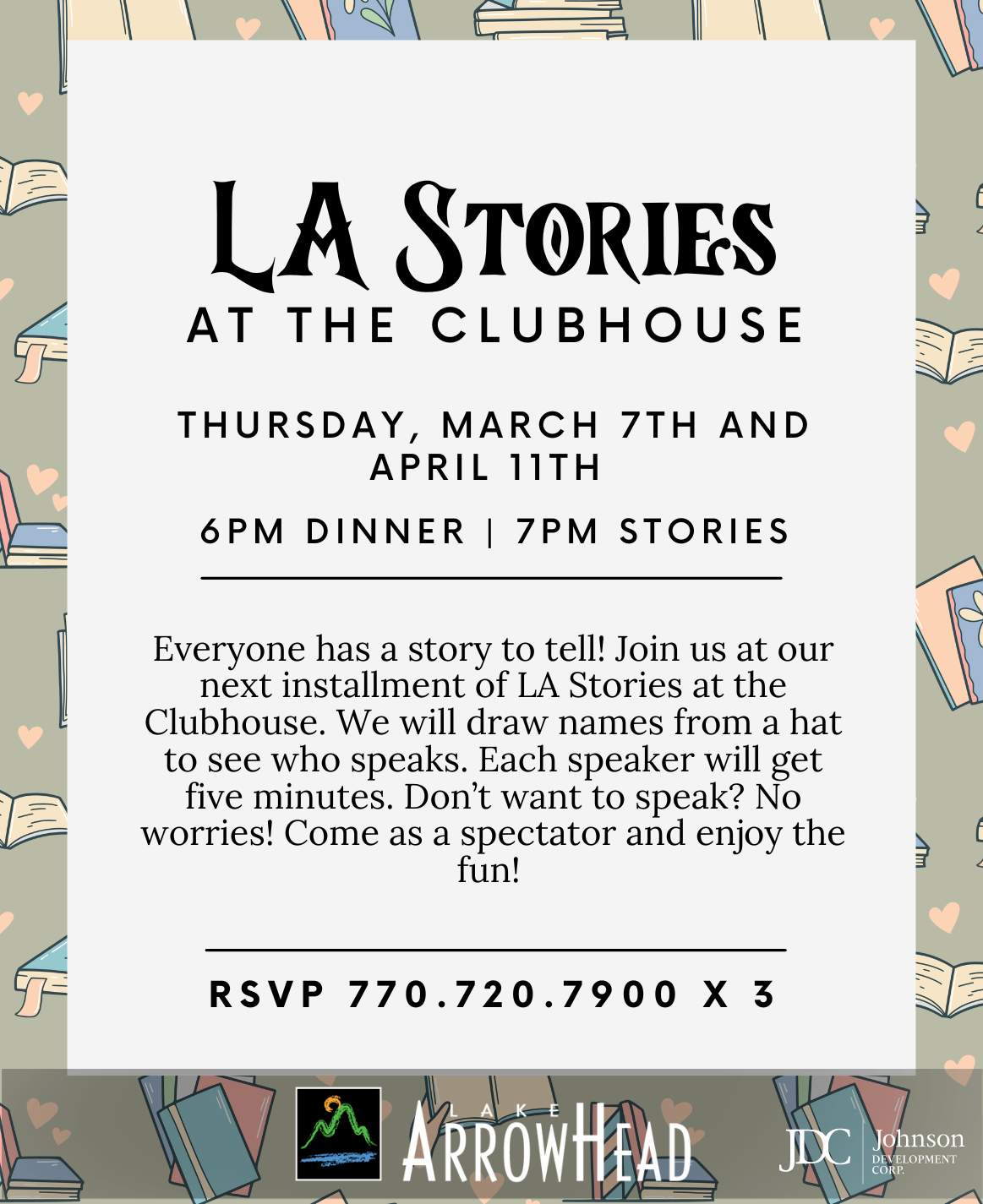 LA Stories at the Clubhouse March and April