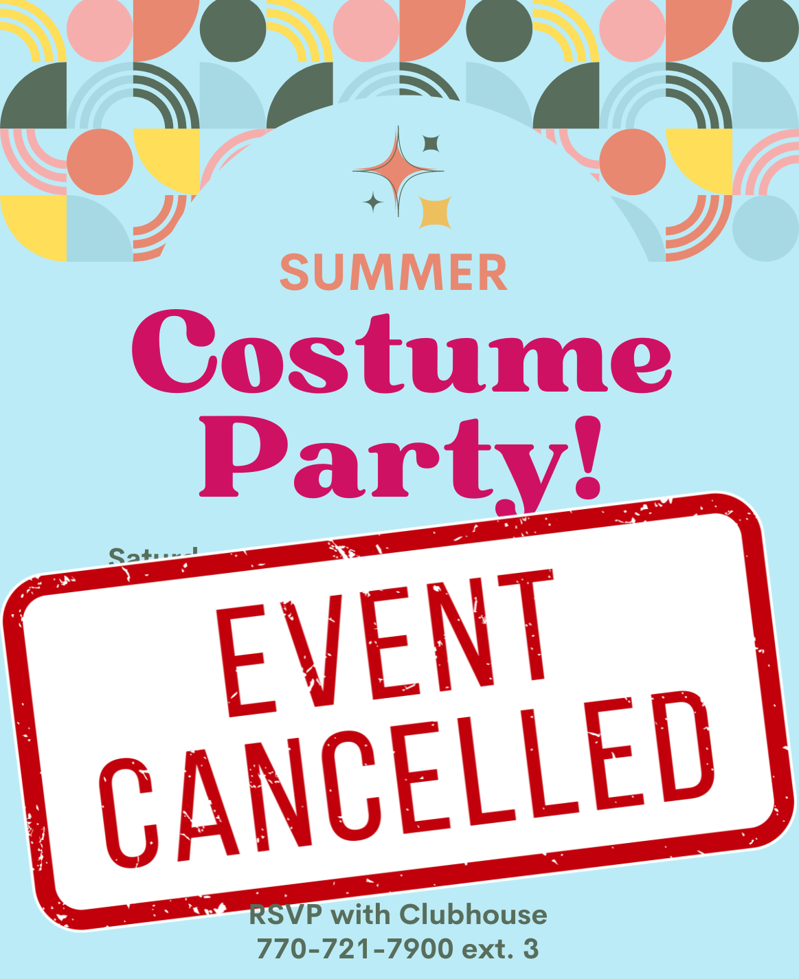 2024 Summer Costume Party July 6th 