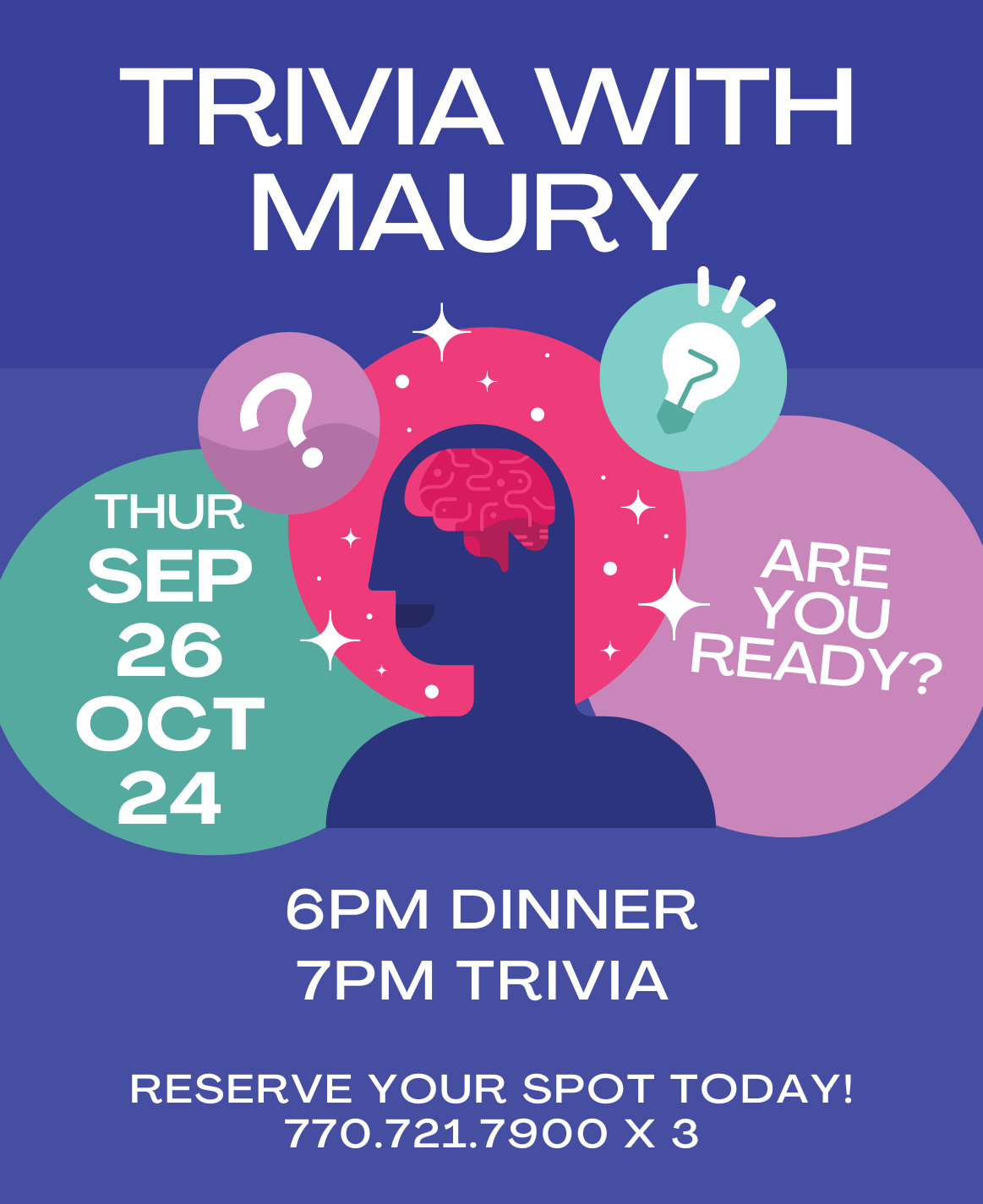 2024 Trivia with Maury September and October