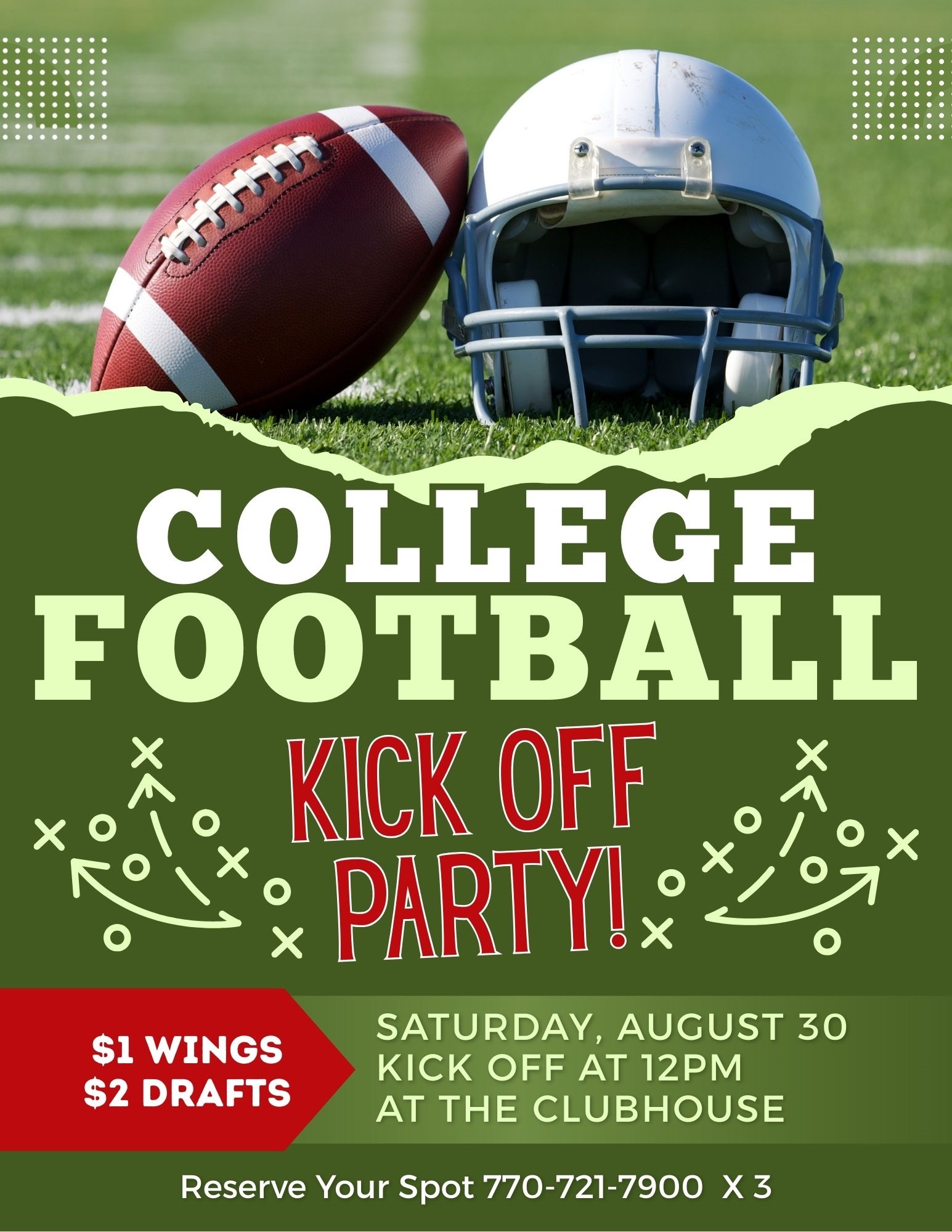 2025 College Footbakk Kick Off AUG