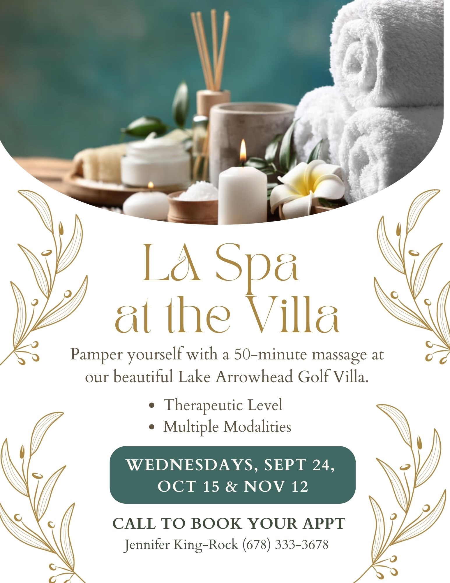 2025 LA Spa at the Villa SEPT NOV
