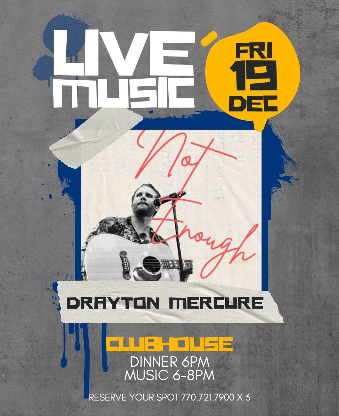 2025 LIVE Music Drayton DEC