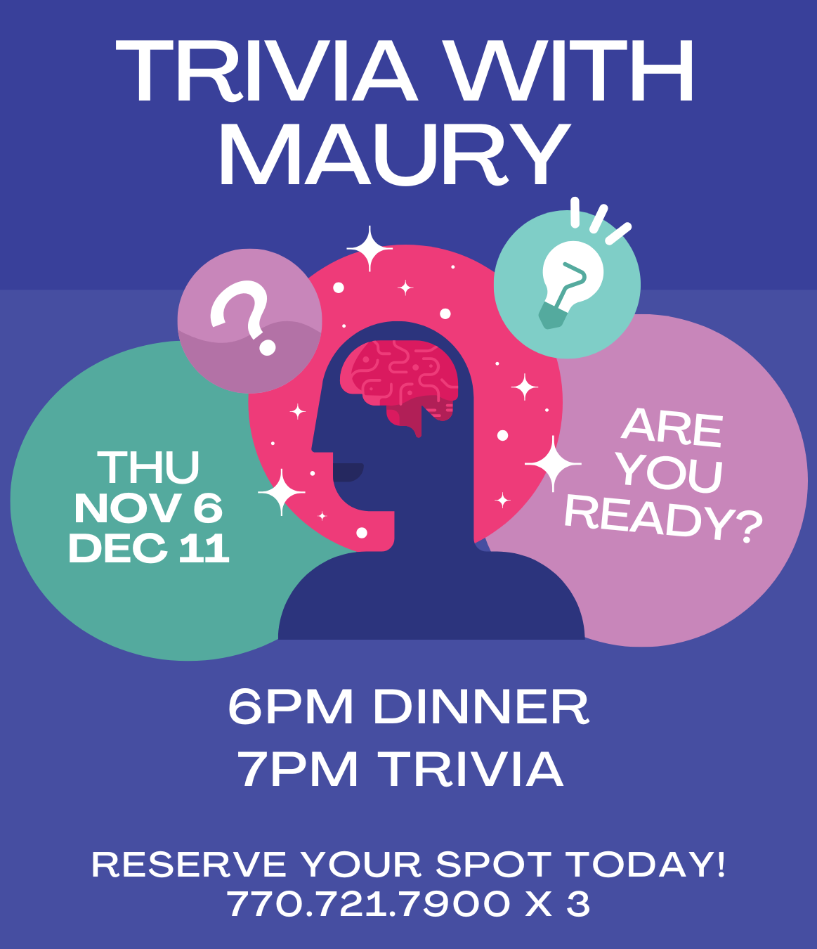 2025 Trivia with Maury November and December