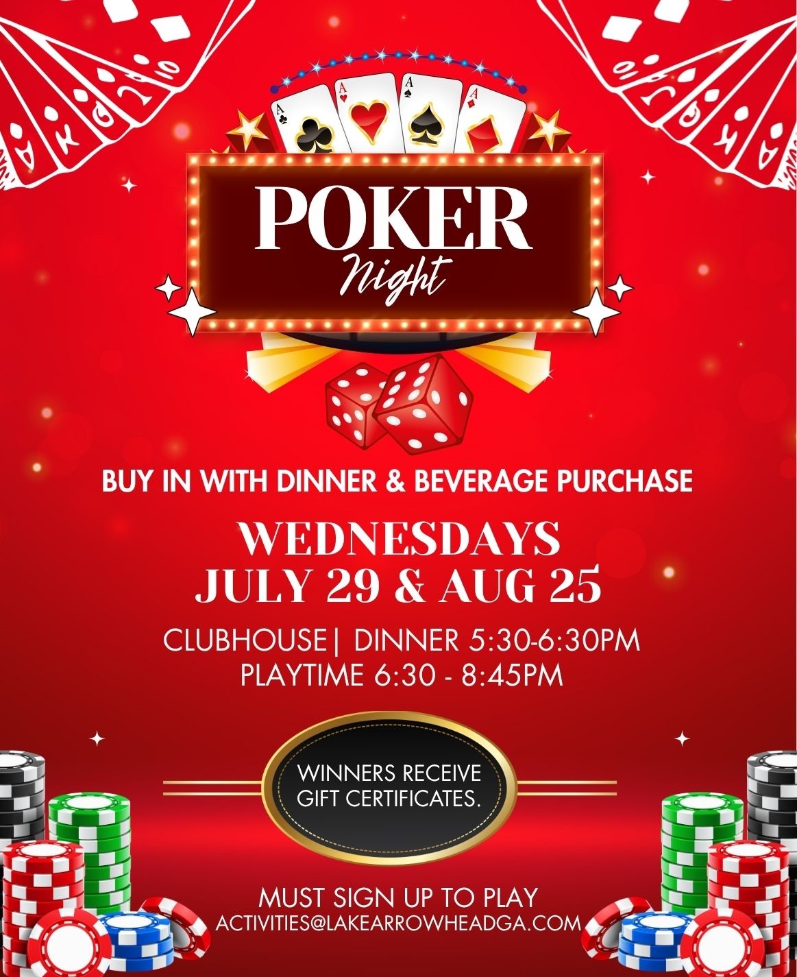 2026 Poker JULY AUG
