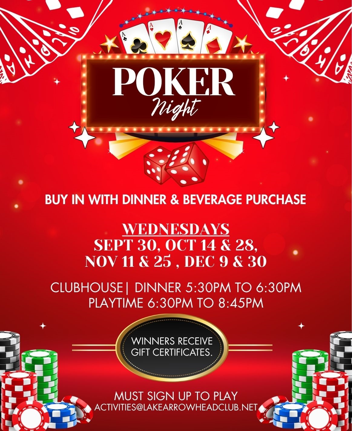 2026 Poker SEPT OCT