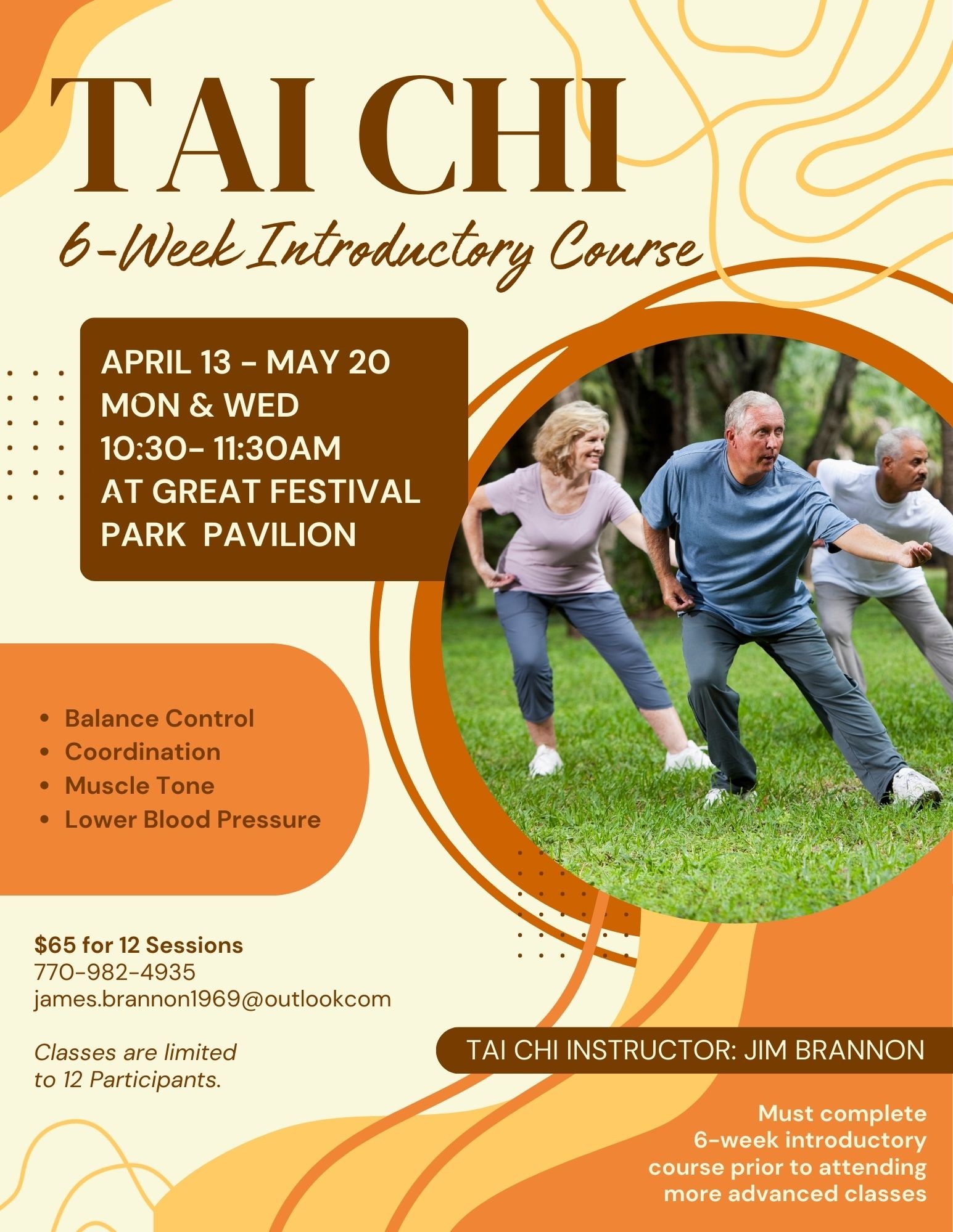 2026 Tai Chi MARCH SIGN UP