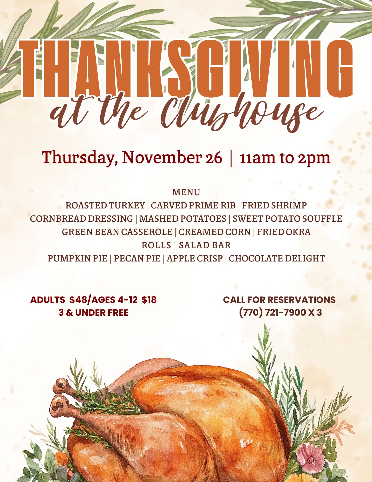 2026 Thanksgiving NOV