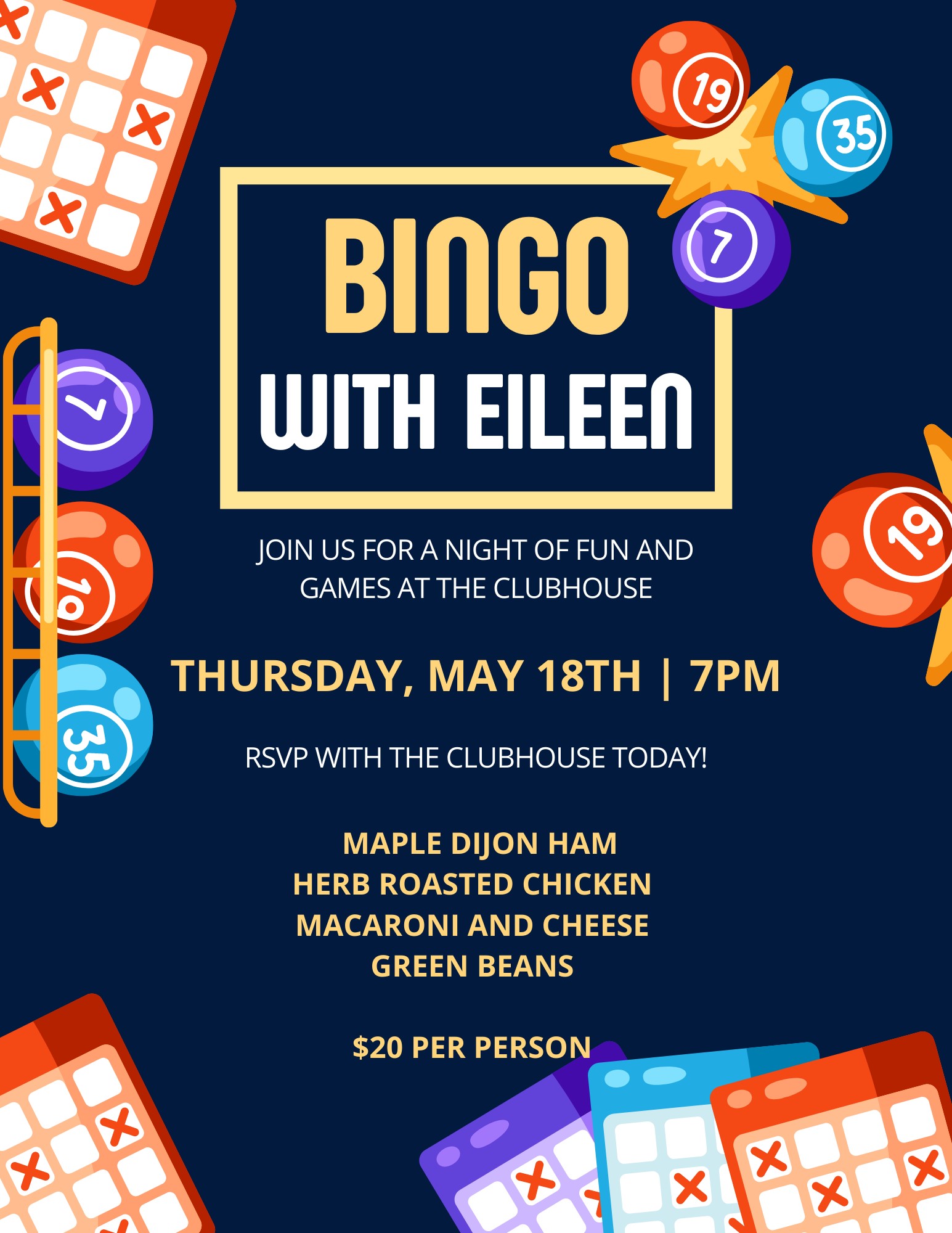Bingo with Eileen