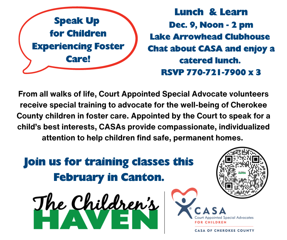 December 9th Lunch and Learn with CASA