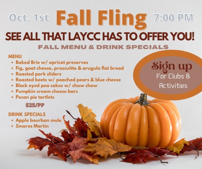 Fall Fling Oct. 1