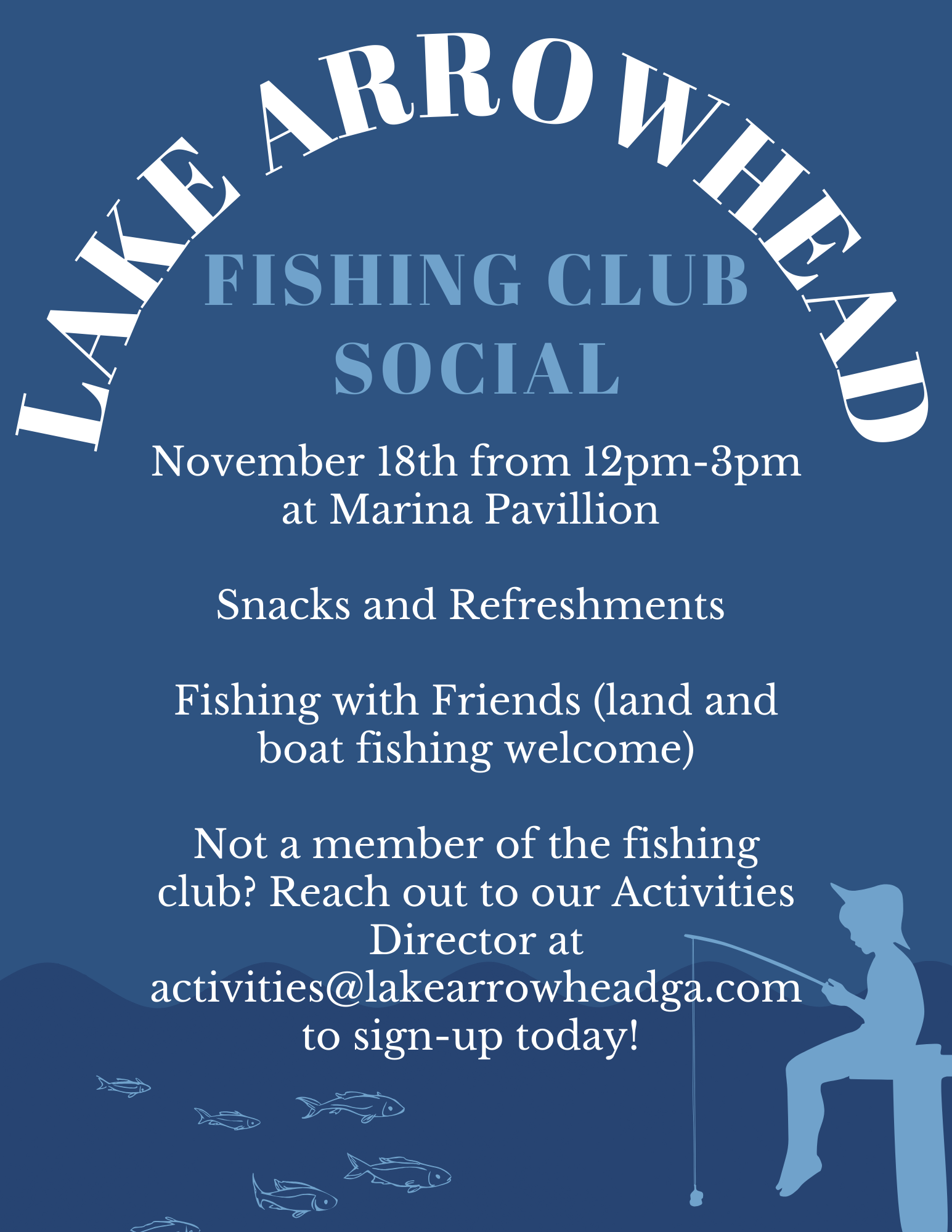 Fishing Club Social November 18th 