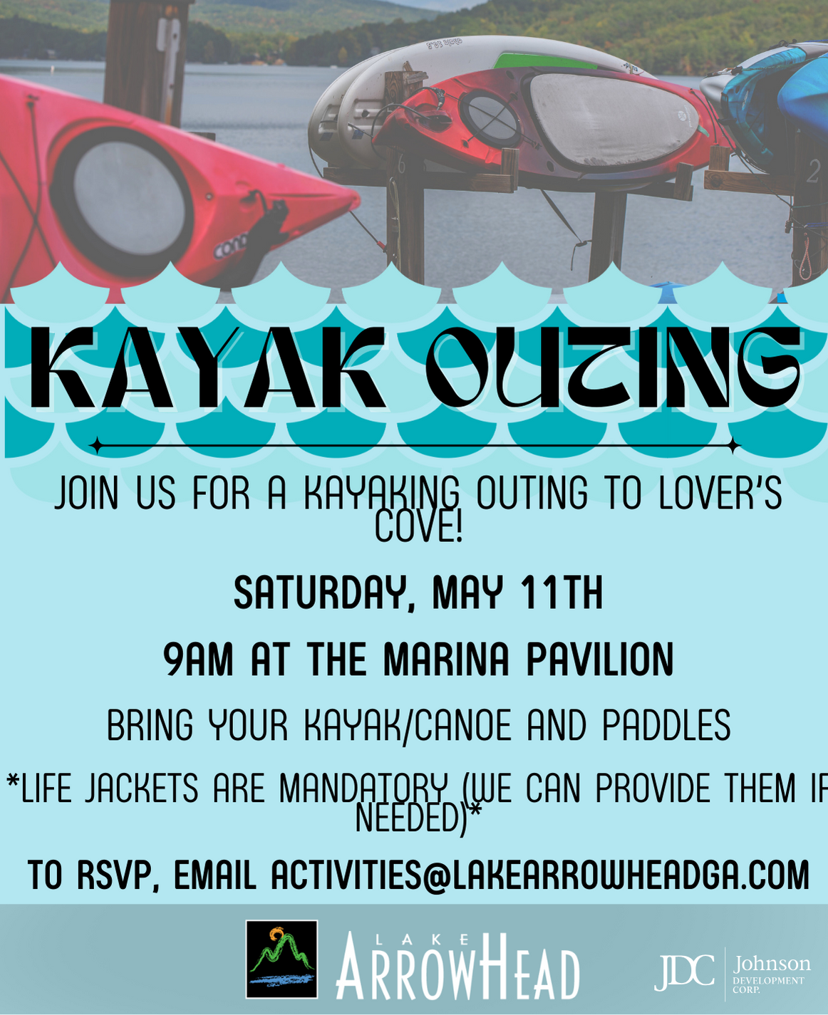 Kayak Outing May 11th