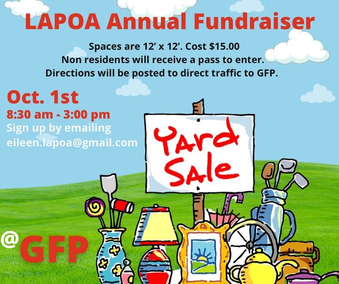 LAPOA yard sale