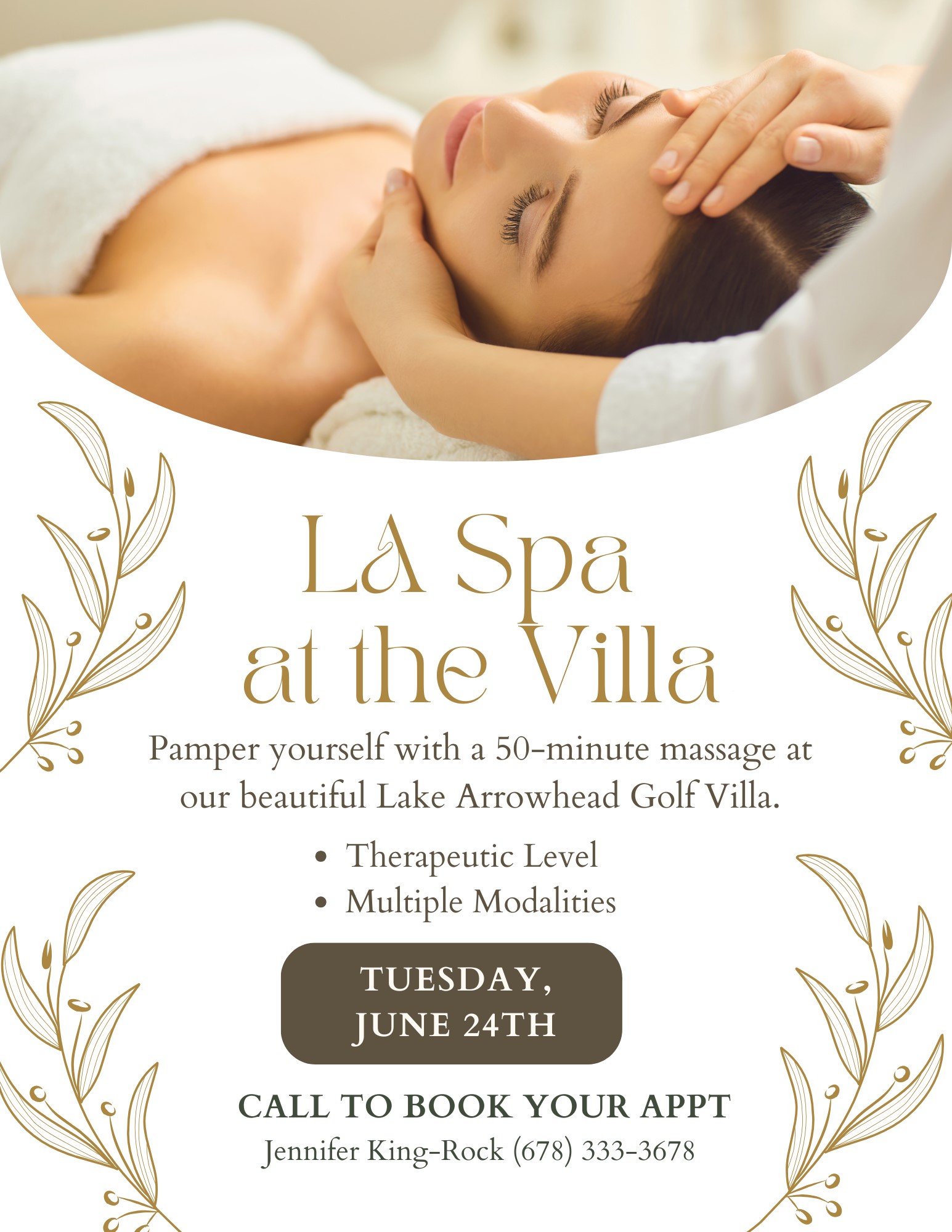 LA SPA DAY AT THE VILLA