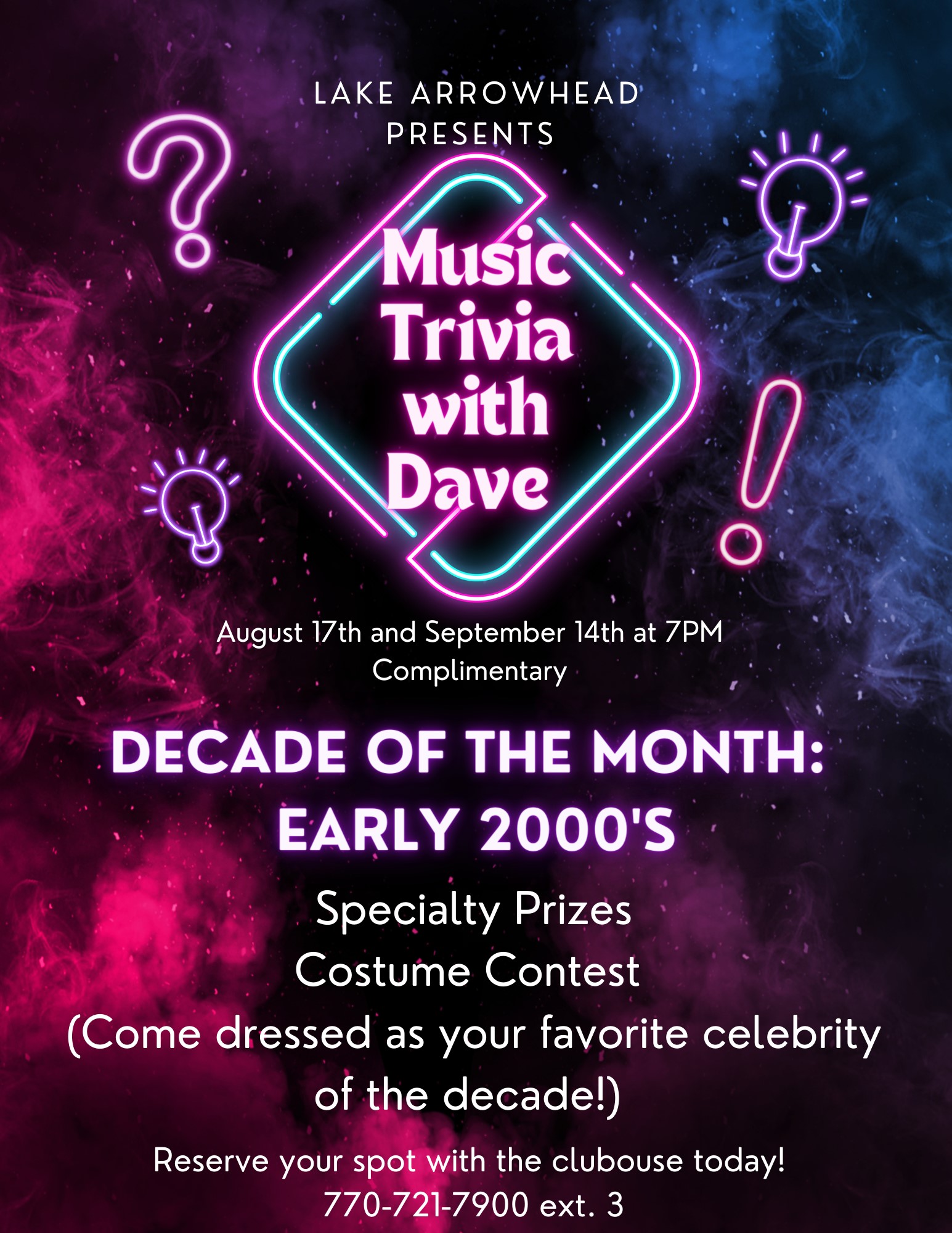 Music trivia with dave sept. 14