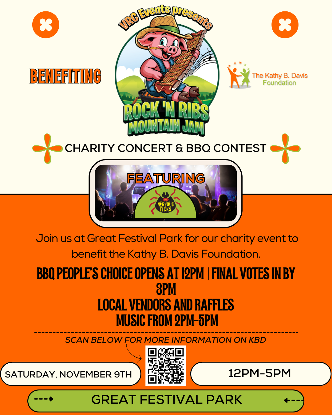 Rock N Ribs Charity Event November 9th