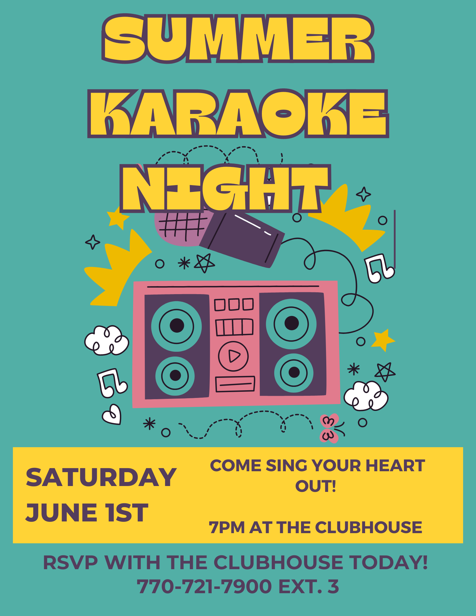 Summer Karaoke Night June 1st