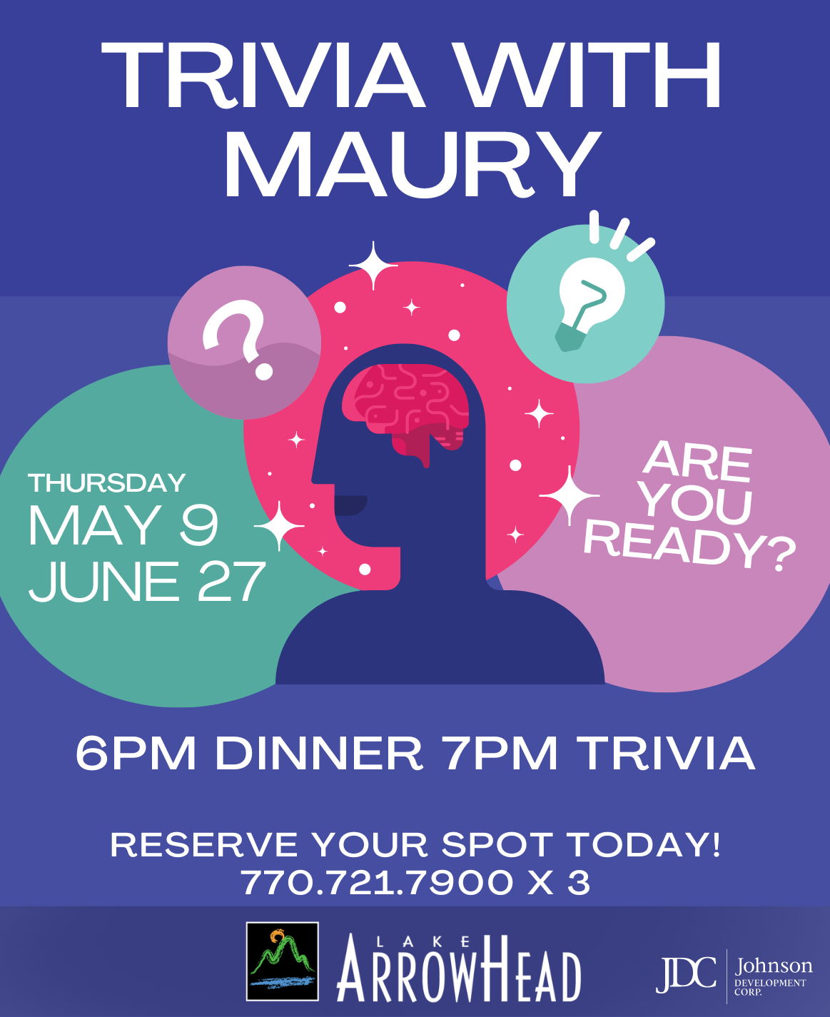 Trivia with Maury May and June 
