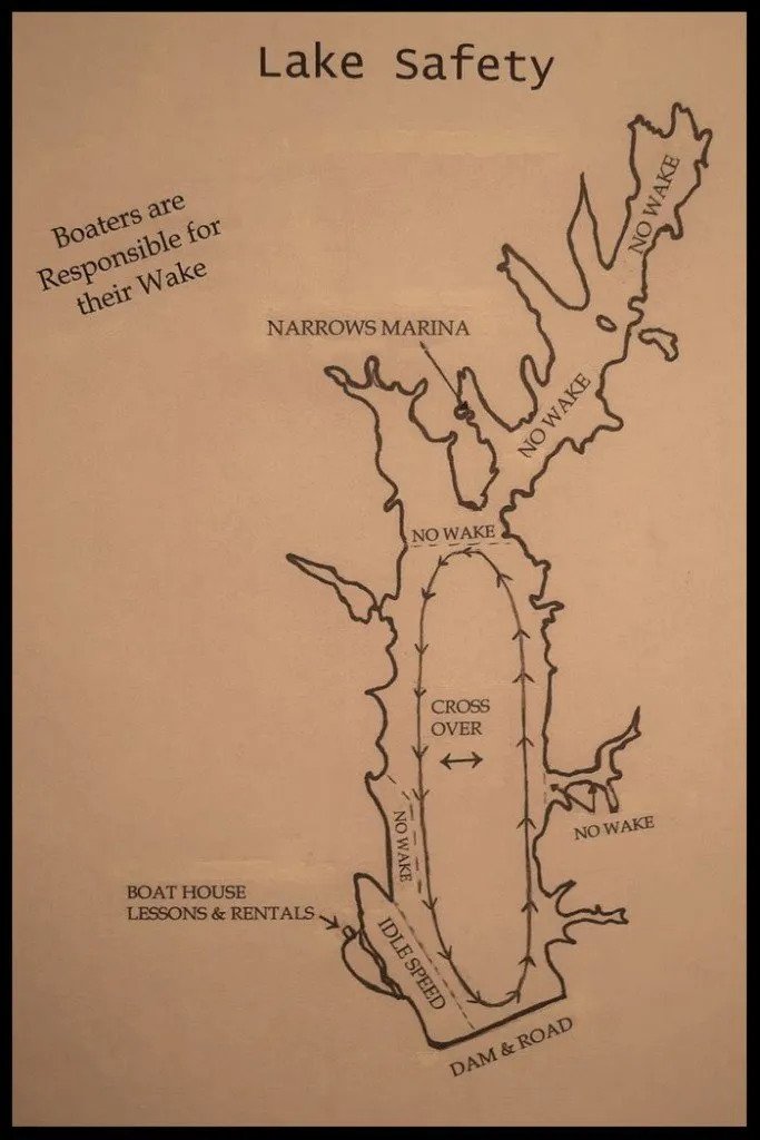 lake rules map